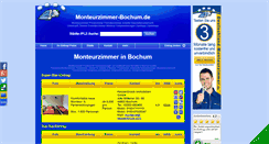 Desktop Screenshot of monteurzimmer-bochum.de