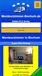 Mobile Screenshot of monteurzimmer-bochum.de